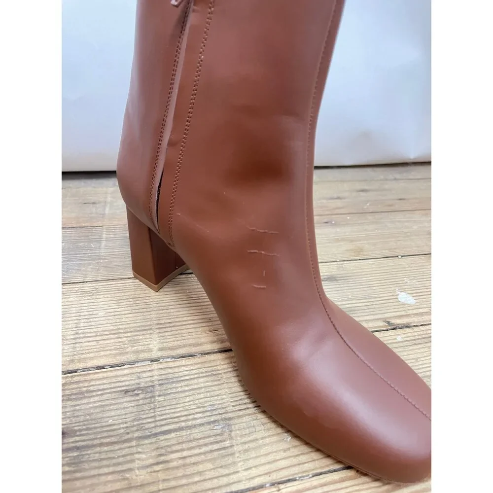 Maraym Nassir Zadeh Brown Leather Agnes Boot (39) - Picture 2 of 7